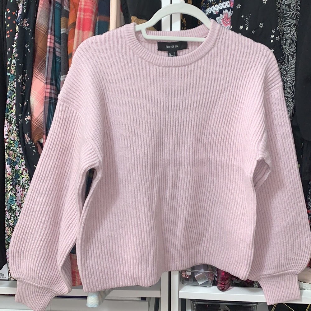 Plus Balloon Sleeve Sweater